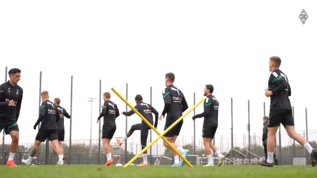 Gladbach stars get ready for Wolfsburg